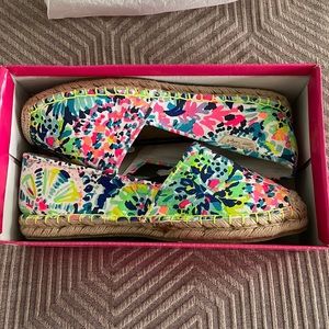 Lily Pulitzer size 10 espadrilles